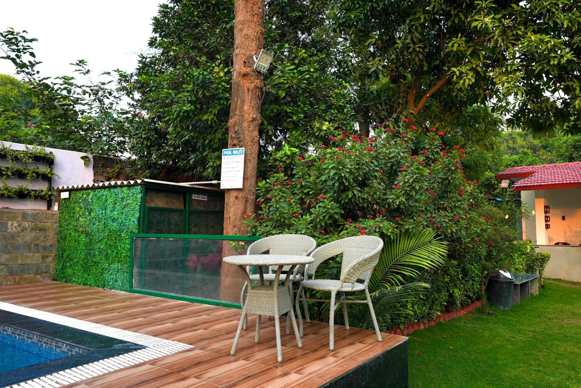 Villa Farm The Retreat - With Private Pool Manesar Exterior foto